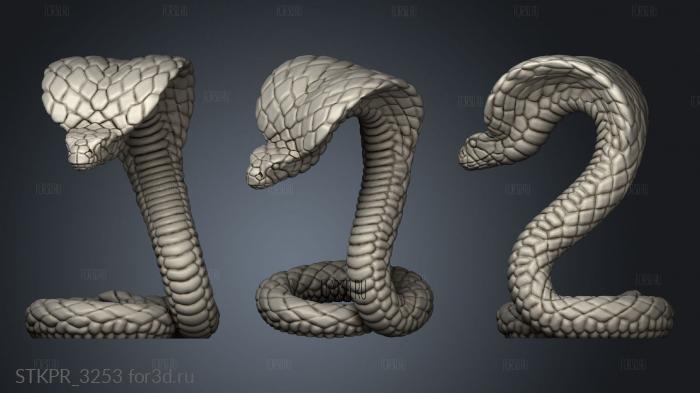 Art Cobra 3d stl for CNC