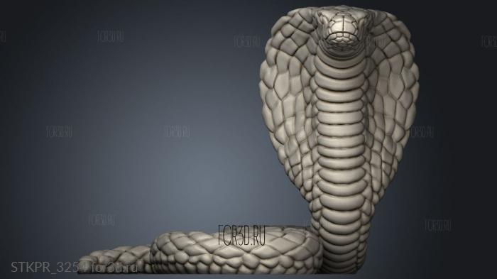 Art Cobra 3d stl for CNC