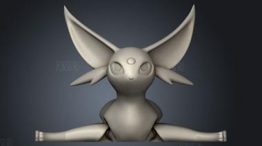 Eeveelution stl model for CNC