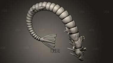 Гьярадос 3d stl модель для ЧПУ