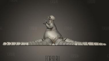 Урсула Присоединяется к x 3d stl модель для ЧПУ