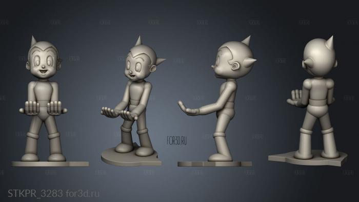 Astroboy 3d stl for CNC