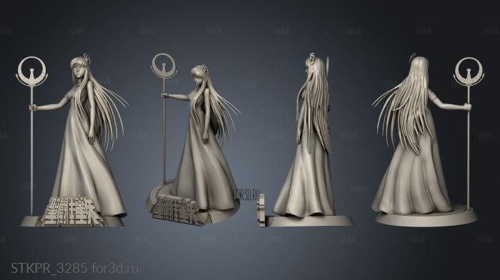 Athena Sculpture Athenea 3d stl for CNC