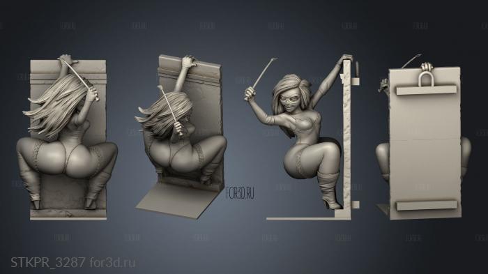 Auntie 3d stl for CNC