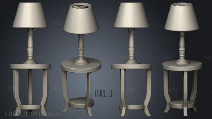 Lava Lamp table 3d stl for CNC