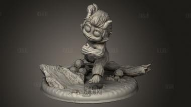МЕТАНИЕ ДЕТЕНЫША ЙЕТИ 3d stl модель для ЧПУ