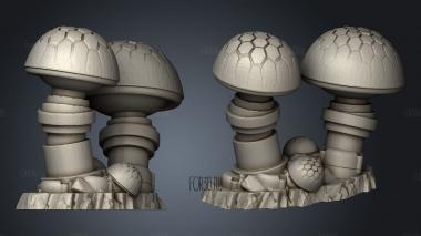 Backer Gifts Data Shrooms stl model for CNC