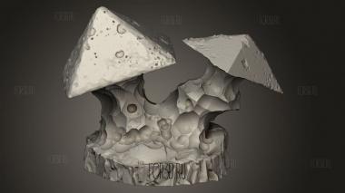 Подарки Спонсора Пирамидальные Грибы 3d stl модель для ЧПУ