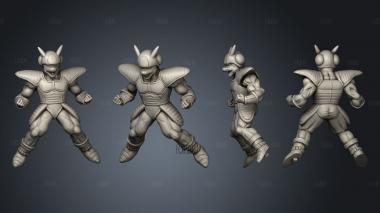 Bardock On Planet stl model for CNC