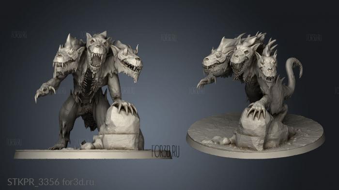 Barghest 3d stl for CNC