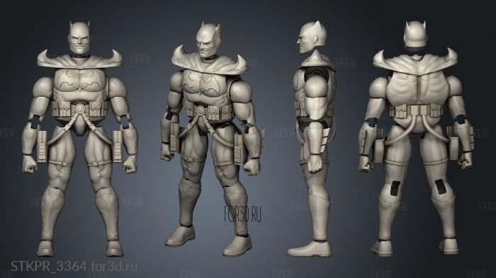 batman flashpoint articulated action 3d stl for CNC