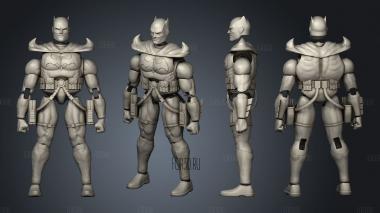 batman flashpoint articulated action stl model for CNC