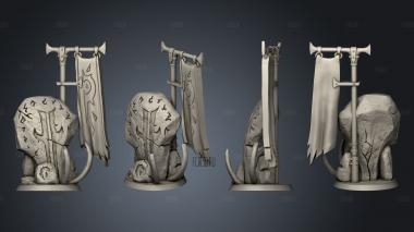 Beast Game ectives stl model for CNC