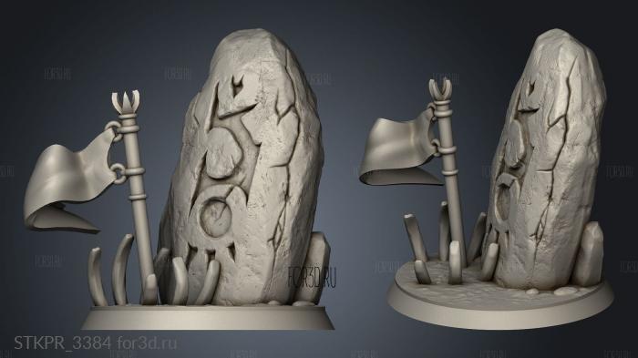 Beast Game ectives 3d stl for CNC