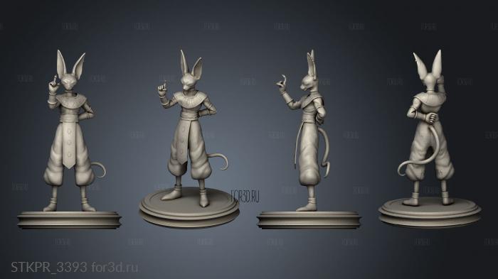 Beerus The God Destruction Fernando Iglesias 3d stl for CNC