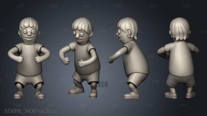 belcher family gene 3d stl for CNC