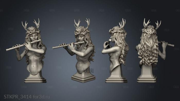 Beyond the Evergreen Forest Elaia Сentaur Bard 3d stl for CNC