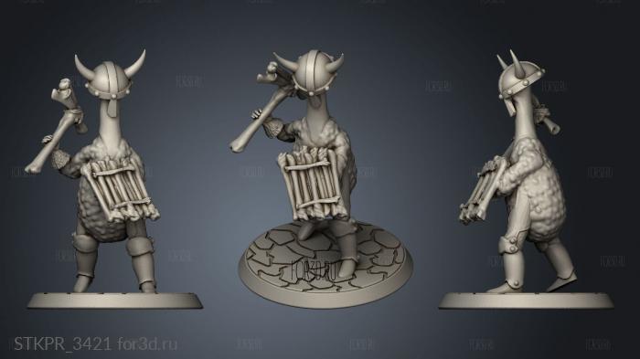 Big Mr Tong Meat Clan Axea 3d stl for CNC