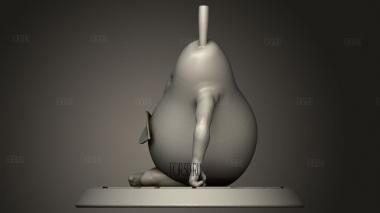 Большой Мистер Тонг Откинулся на Спинку Стула 3d stl модель для ЧПУ