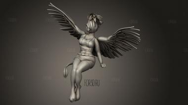 Птица 3d stl модель для ЧПУ