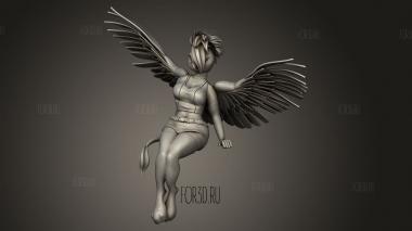 Птица 3d stl модель для ЧПУ