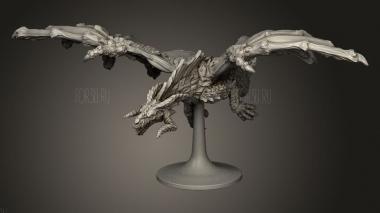 Черный Дракон 3d stl модель для ЧПУ