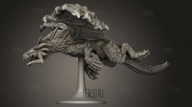 Черный Дракон 3d stl модель для ЧПУ