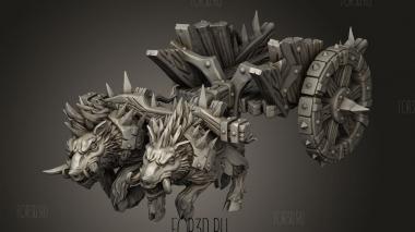 Колесница Черного Разора 3d stl модель для ЧПУ