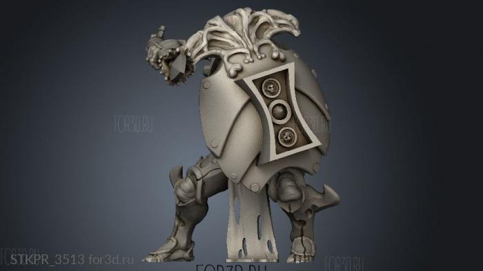 bone soldiers warrior 3d stl for CNC