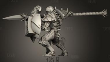 Костяные солдаты-воин 3d stl модель для ЧПУ