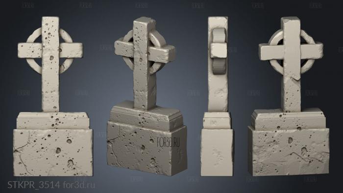 Bones Abomination Grave 3d stl for CNC