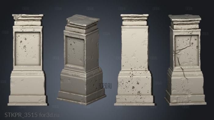 Bones Abomination Mausoleum 3d stl for CNC