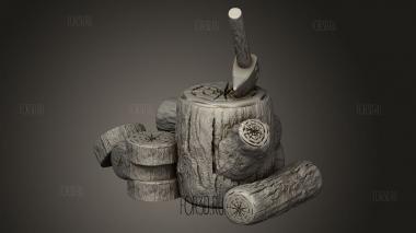 Костры и дрова для Костра 3d stl модель для ЧПУ