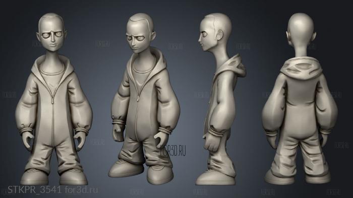 breaking bad figuras jess 3d stl for CNC