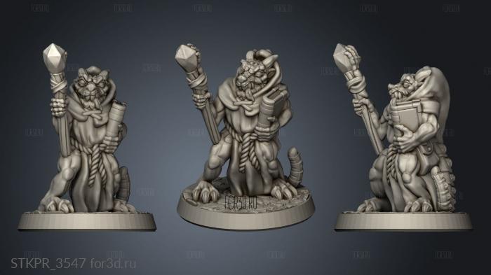 Kobold warlock rb 3d stl for CNC