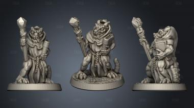 Kobold warlock rb stl model for CNC