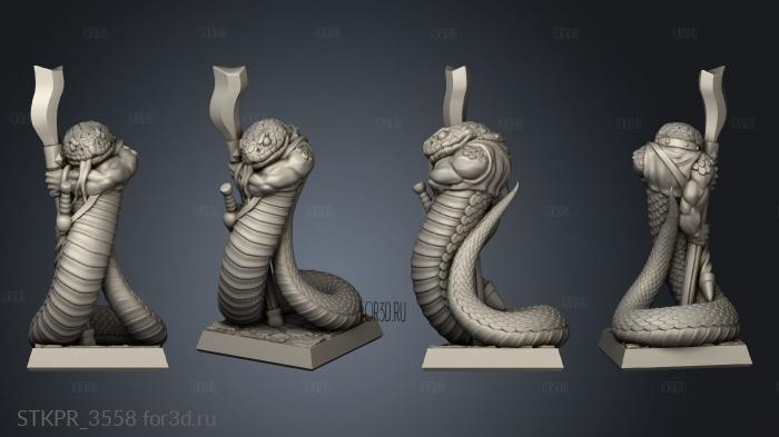 Yuan ti halberd sb 3d stl for CNC