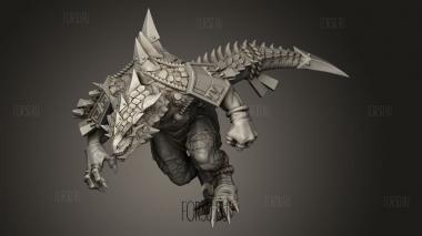 Лизен Саурус АЛЬТ 3d stl модель для ЧПУ