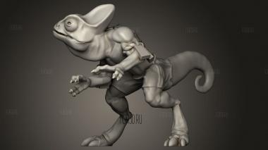 Лизхен Сцинкс 3d stl модель для ЧПУ