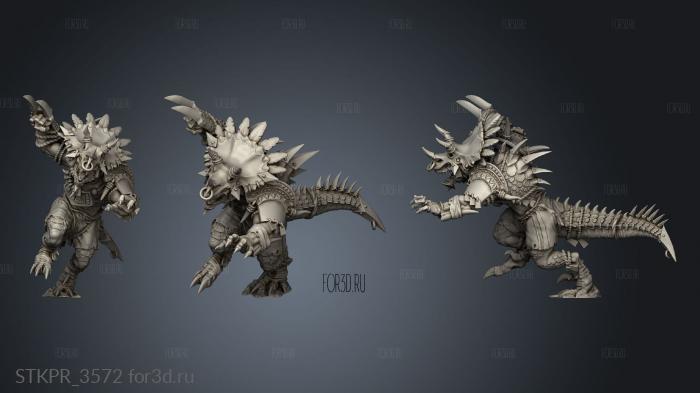 Lizen Stars Saurus STARALT 3d stl for CNC