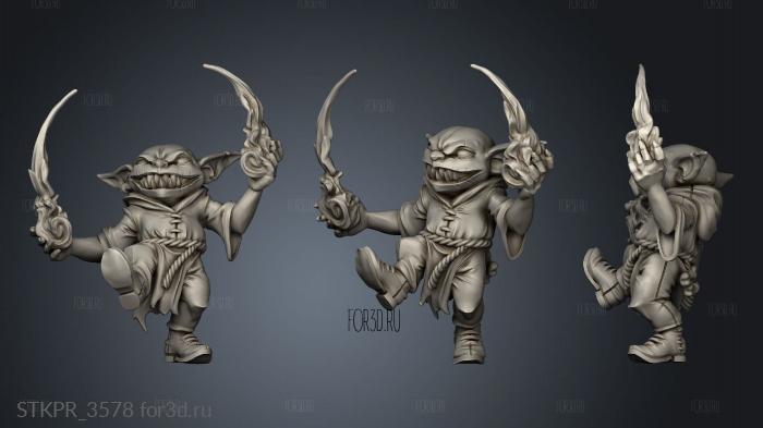 Goblins Characters goblin pyro 3d stl for CNC