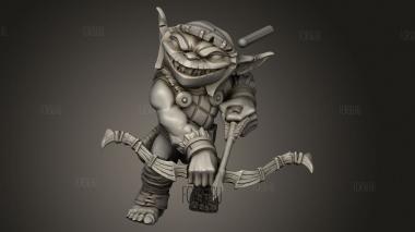 Гоблины гоблин лучник в капюшоне 3d stl модель для ЧПУ