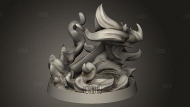 Герой Джезебет вампир 3d stl модель для ЧПУ