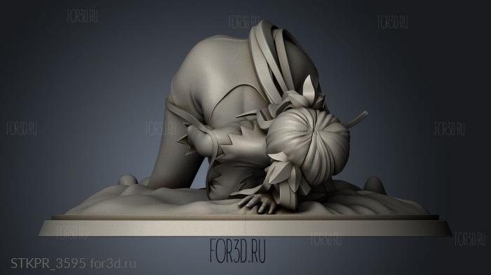 Bug Warrior Infantry 3d stl for CNC