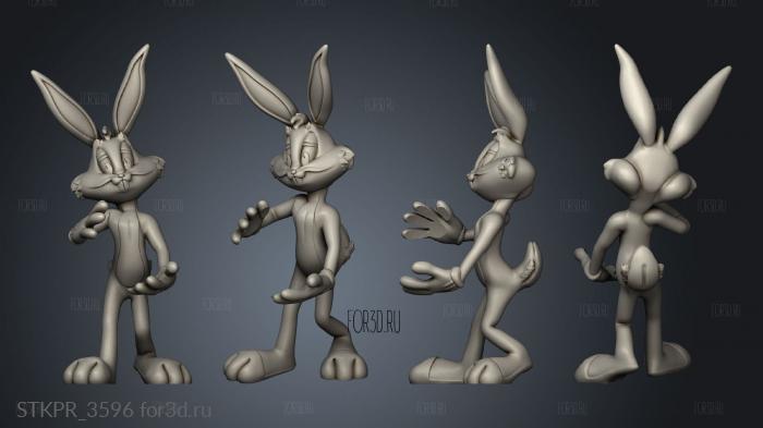 Bugs and Lola Egg Holders Bunny Eggholder 3d stl for CNC