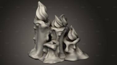 Набор свечей большого горения 3d stl модель для ЧПУ