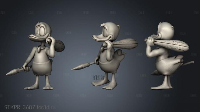 Caveduke 3d stl for CNC