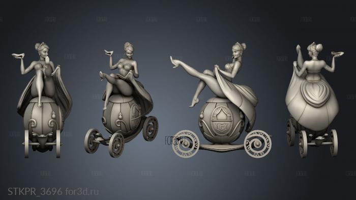 Cenicienta CINDERELLA 3d stl for CNC