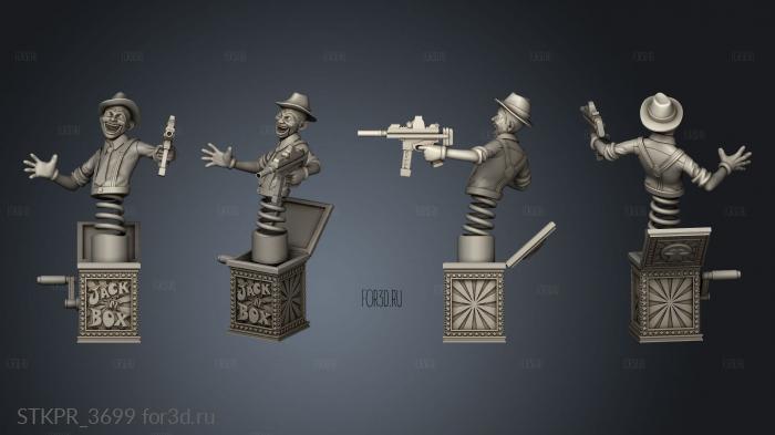 terrain scatter jack box jack box 3d stl for CNC