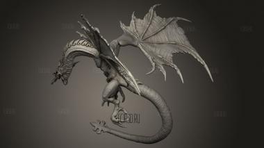 Лазурный Дракон 3d stl модель для ЧПУ